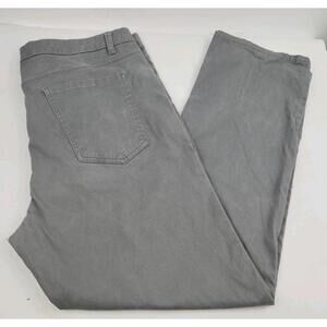 Kenneth Cole New York Mens 36x30 Gray Long Casual Pants